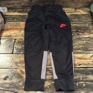 Nike Kids Black and Gray Sweatpants